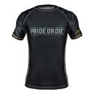 PRIDE OR DIE wolfpack v2 RASHGUARD - BLACK